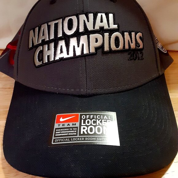 Alabama Crimson Tide Football National Championship Hat (2012 Season) - Picture 1 of 8